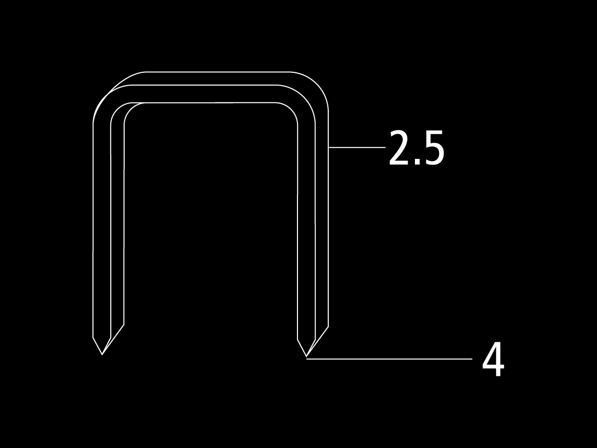 SPS Fine Wire Staples No. 10F ( Miles )