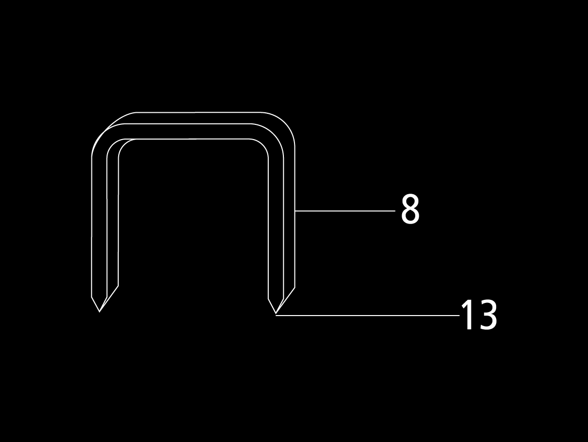 SPS Fine Wire Staples T Series ( Miles )