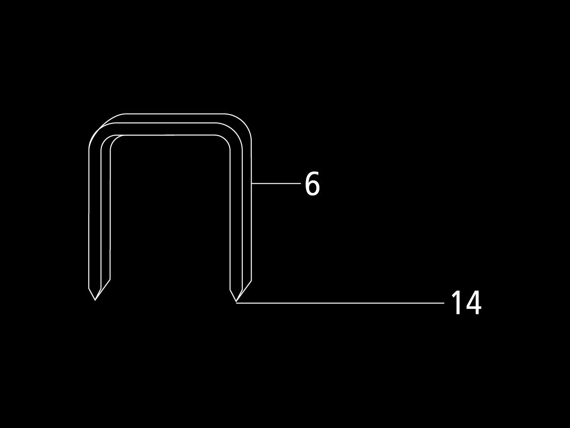 SPS Fine Wire Staples No. 4 ( Miles )