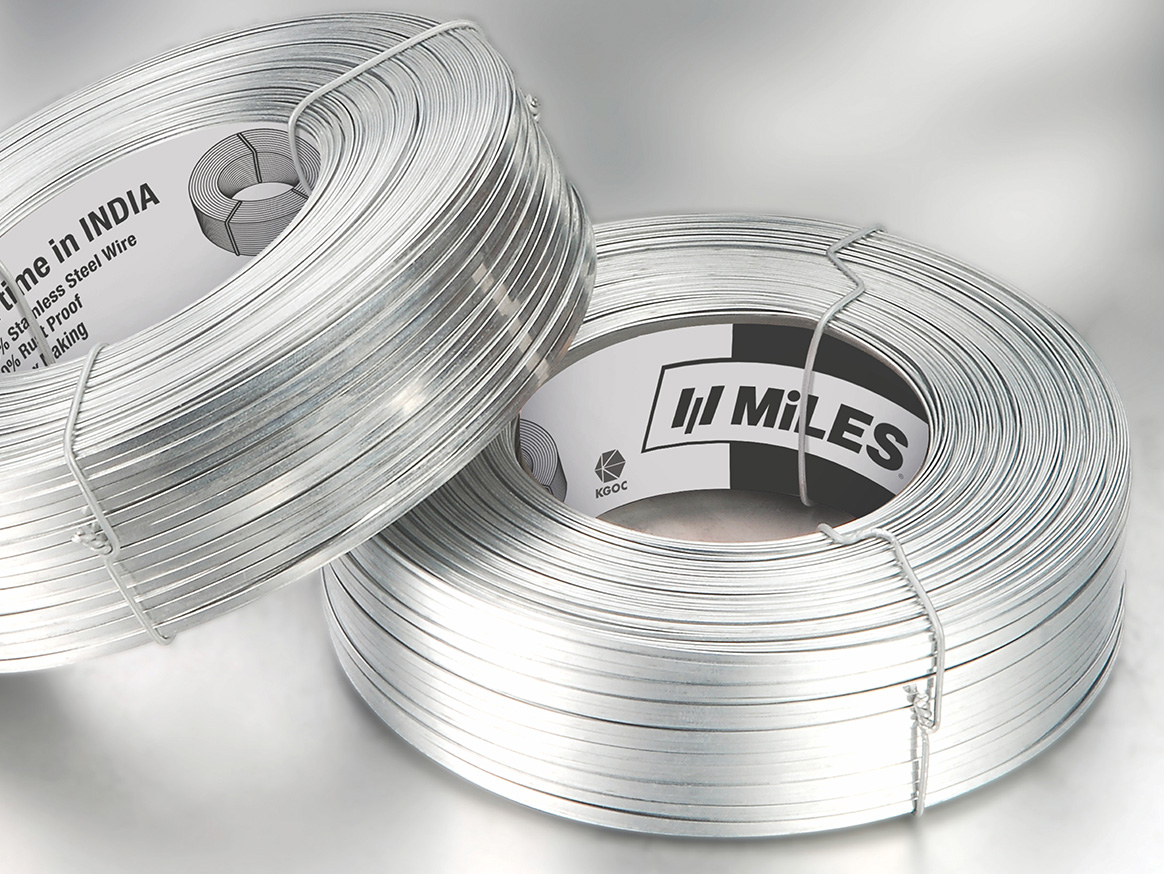 SPS Flat Stitch Wire Stainless Steel Grade ( Miles )