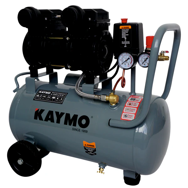 SPS AIR COMPRESSOR KAYMO K-124FC 1.5HP 24LTR OILFREE-COPPER ( Kaymo )