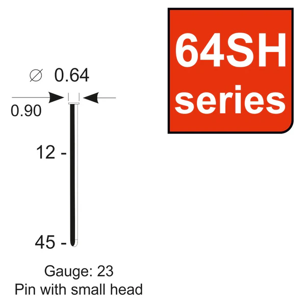 PINS KAYMO 64 SERIES W/SMALL HEAD