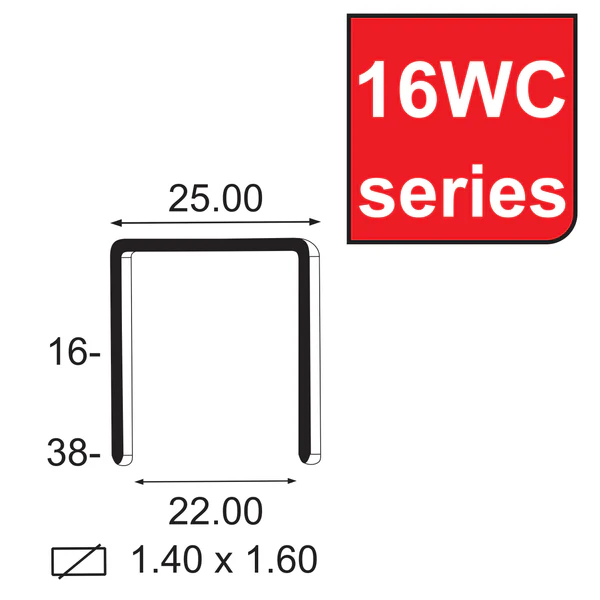 STAPLES KAYMO 16WC SERIES HEAVY DUTY